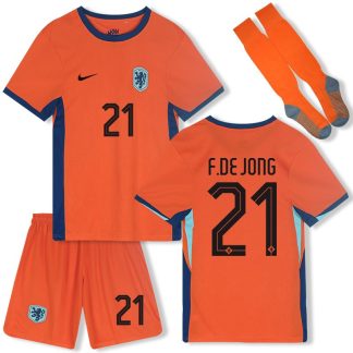 Niederlande Trikot EM 2024 F. DE JONG 21 Heimtrikot