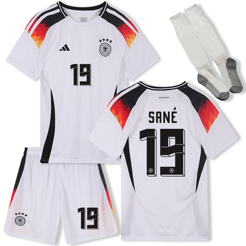 Sané 19 DFB Deutschland Heimtrikot EM 2024 Kids Weiss