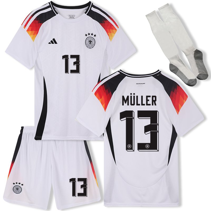 Spieler Heimtrikot DFB Deutschland EM 2024 Kinder - Müller 13