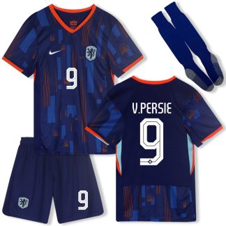 V.Persie 9 Niederlande 2024/25 Auswärts-Trikot für Kinder