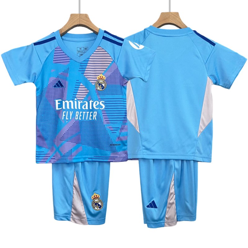 Real Madrid Blau Torwarttrikot 2024/25 für Kinder online kaufen